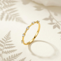 Firefly Gold Stacker Ring - 25% off Sale