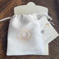 Triple Moonstone Necklace | Lunar Intuition | 14K Gold Plated Dainty Layering Necklace