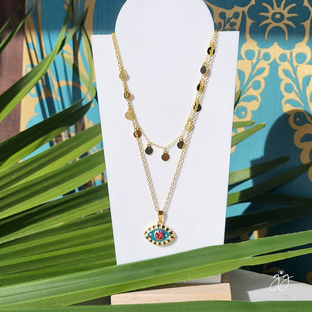 Evil Eye Pendant Charm & Necklace