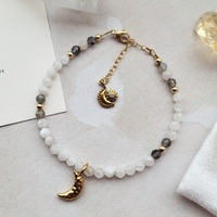 LUNA Moonstone & Labradorite Bracelet | Moon Wisdom Ritual Jewelry