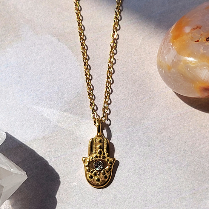 Hamsa Hand Charm Necklace