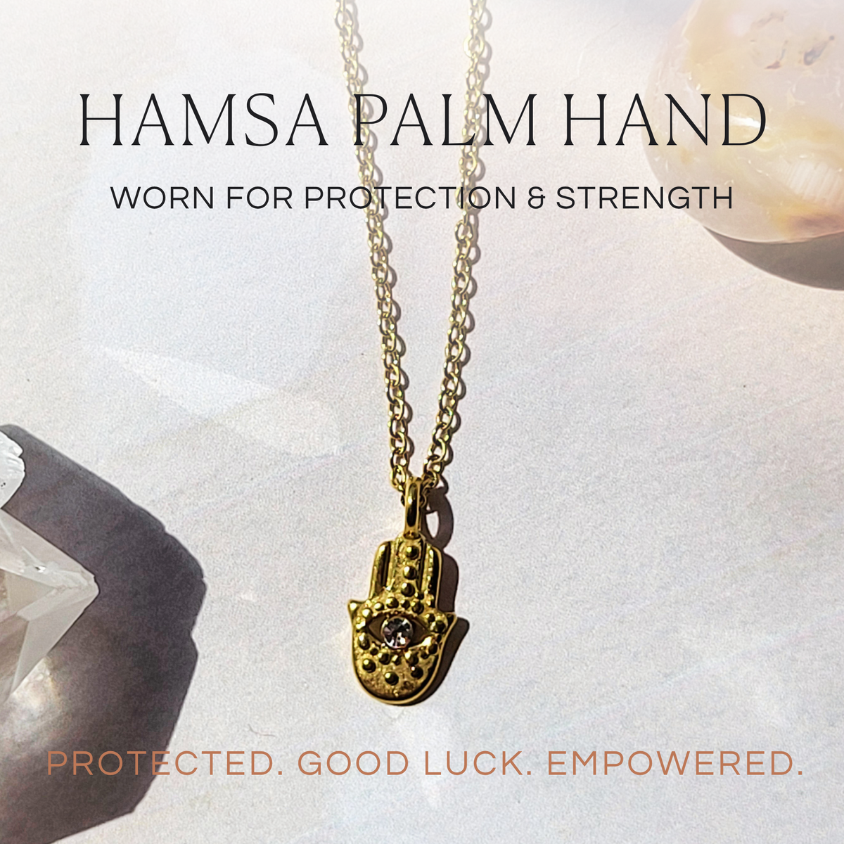 Hamsa Hand Charm Necklace