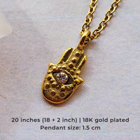 Hamsa Hand Charm Necklace