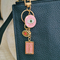 Pink Justice Bag Charm Clip