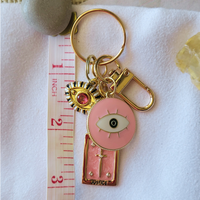Pink Justice Bag Charm Clip