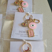 Pink Justice Bag Charm Clip