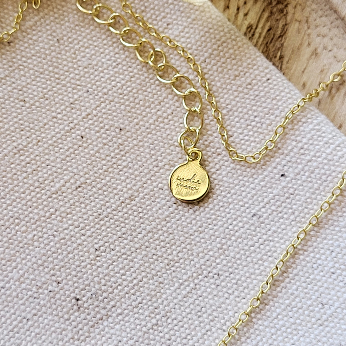 Triple Moonstone Necklace | Lunar Intuition | 14K Gold Plated Dainty Layering Necklace