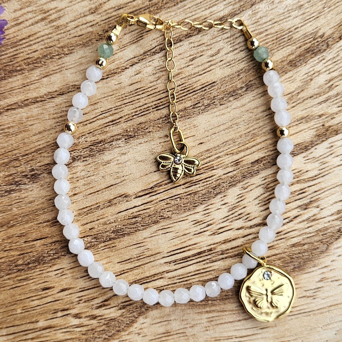 Anew — Spring Dew | White Jade Spring Ritual Bracelet - Fresh Beginnings