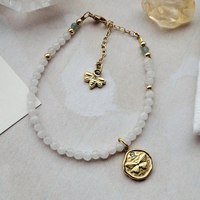Gold Butterfly Pendant Charm - 14K gold plated